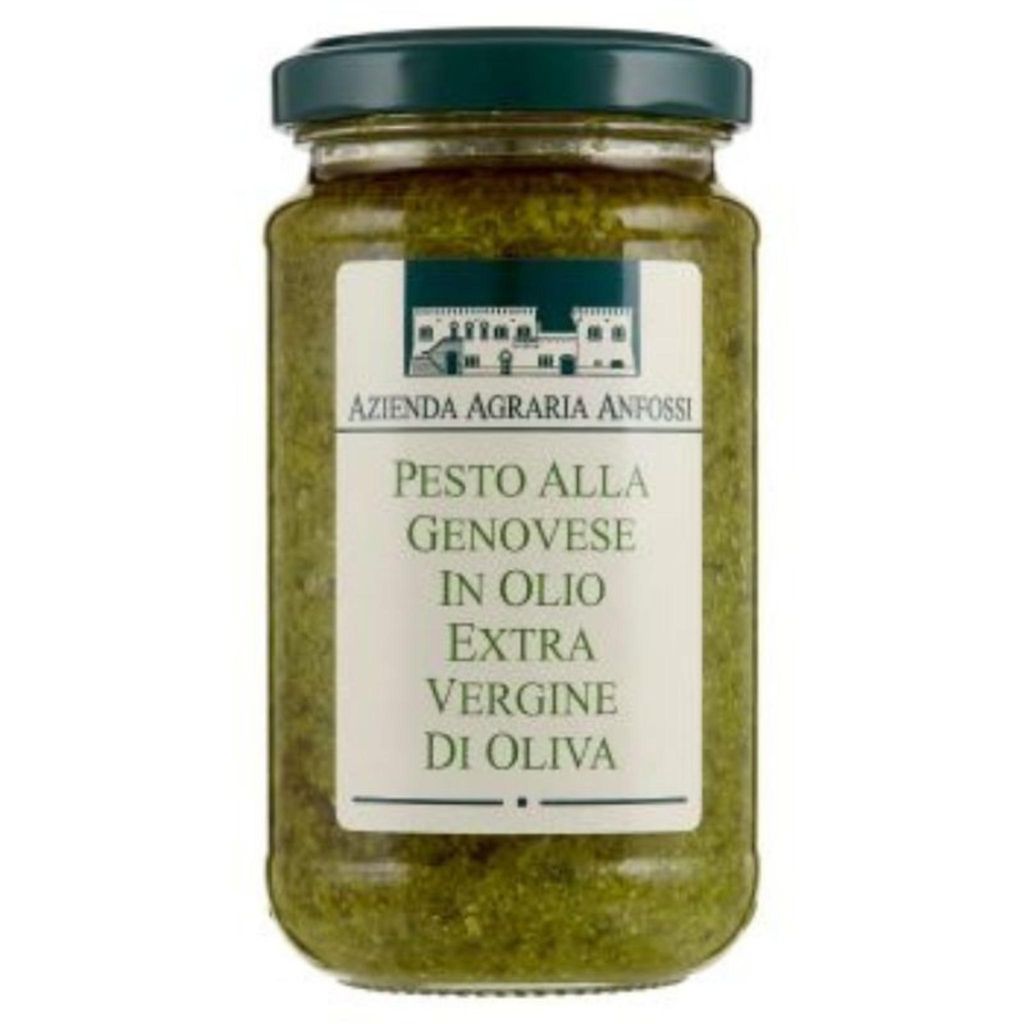 Pesto Genueńskie w Oliwie Z Oliwek Extra Virgin Anfossi 185 Zdjęcie produktu 