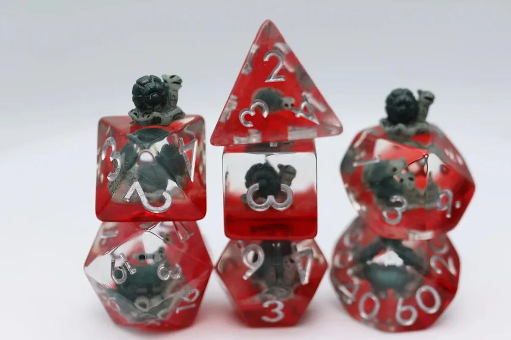 Accessoires de jeux de rôle : dés Foam Brain Games pour soirées entre amis