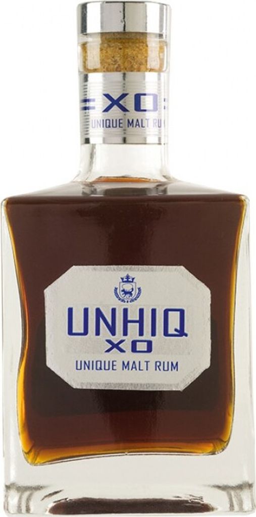 Unhiq XO Unique Malt Rum 42% Vol. 0,5l in Geschenkbox Produktbild 