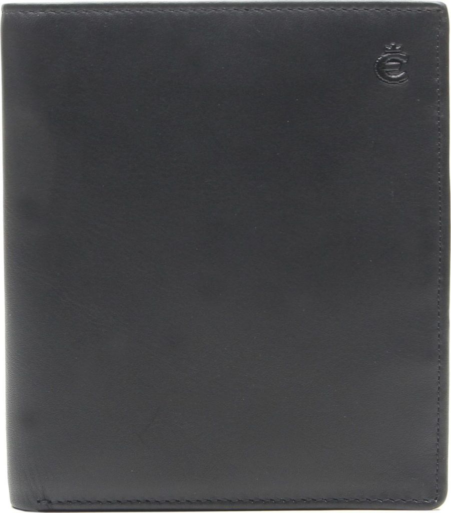 Esquire Geldbörse groß Herren 22 Kartenfächer Leder schwarz Portemonnaie Geldbeutel 0999-10