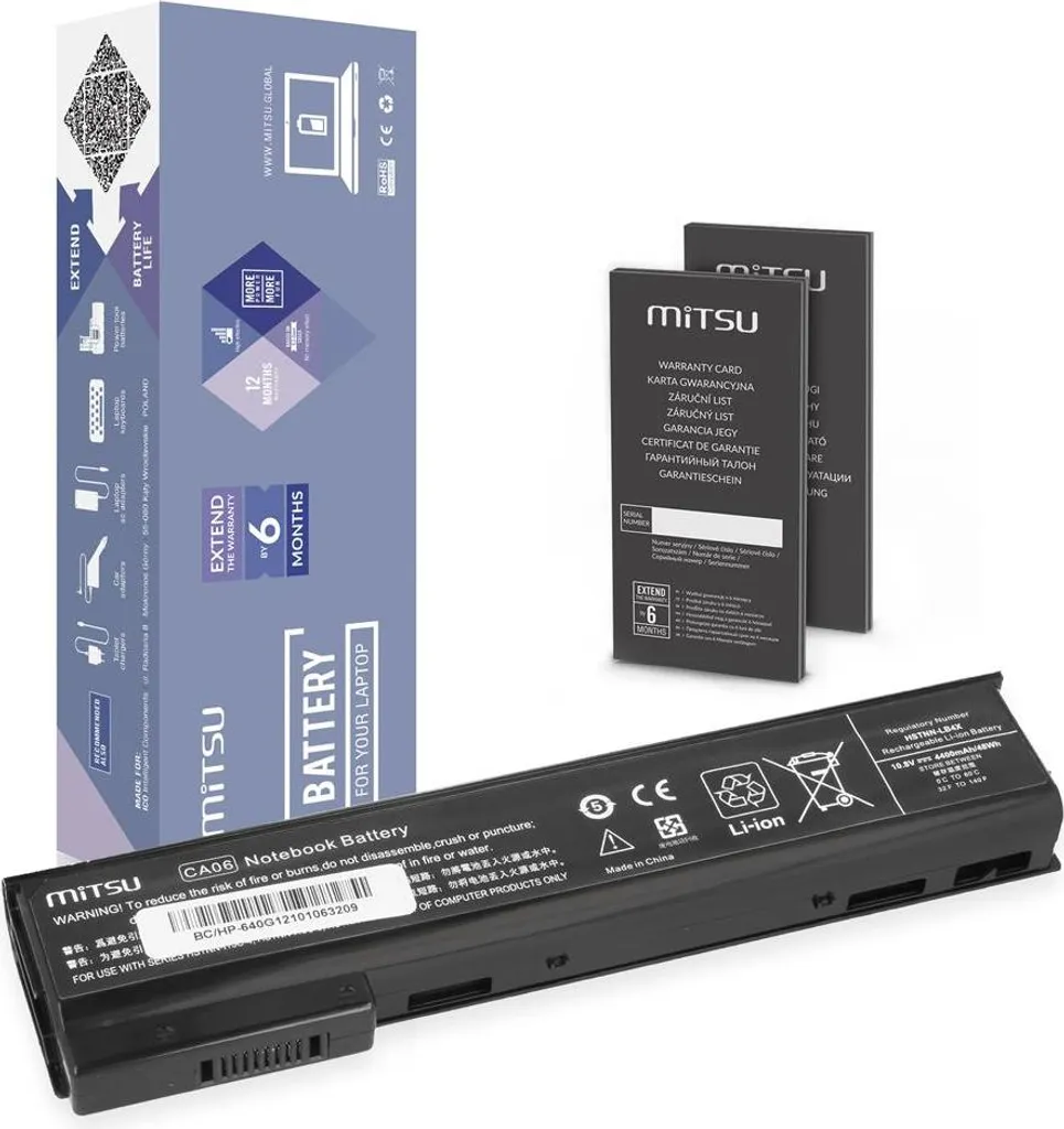 Batterie MITSU CA06XL pour HP ProBook 640 645 650 655 G0 G1 de Qualité