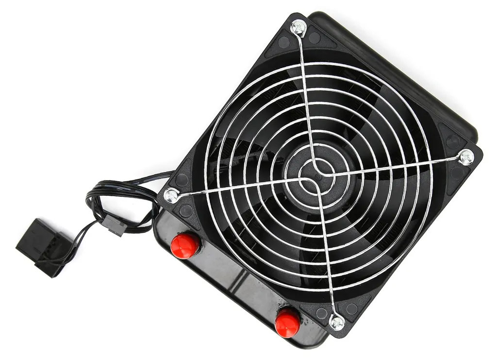 Radiateur à eau universel pour ordinateur et climatiseur performant noir