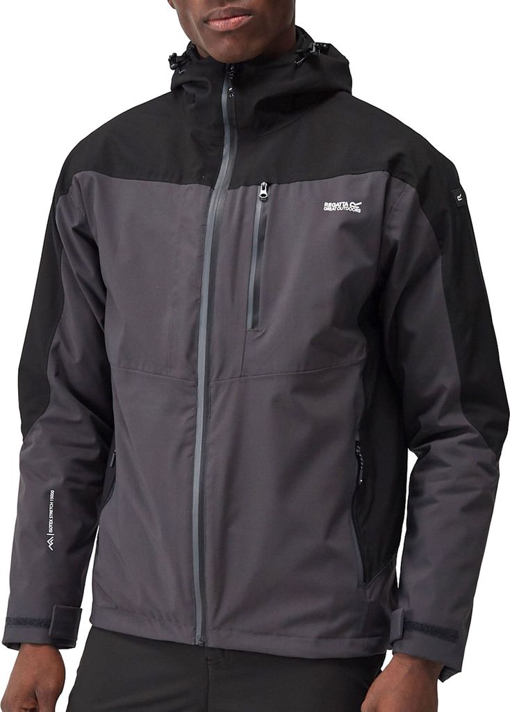 Regatta Wentwood VIII 3 in 1 Jacke Winterjacke Herren Wasserdicht, Größe:L, Farbe:Grau