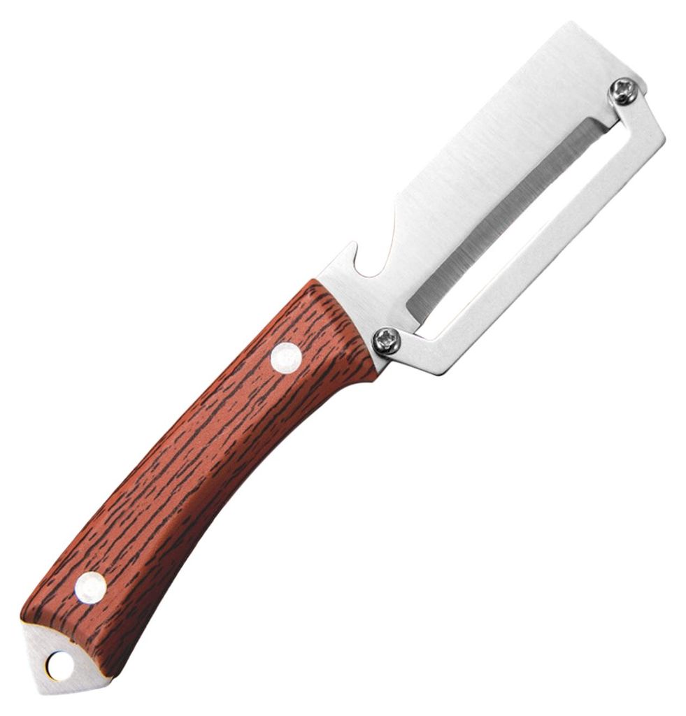 Gemüseschäler mit ergonomischem Griff, Flaschenöffner, Schäler für Gemüse, Obst, Karotten, Orangen und Kartoffeln, Küchenhelfer