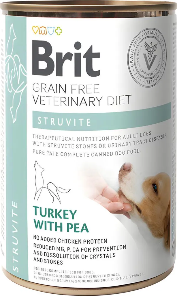Brit Grain Free Vet Diet Dog Struvite Tacchino 6x400g - Salute Urinaria