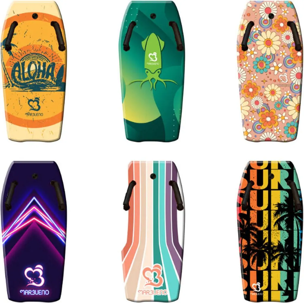 Planche Bodyboard Marbueno Idéale pour les Vacances à la Plage en Famille