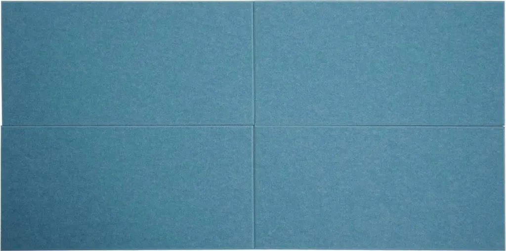 Panneau Acoustique Bleu Insonorisant Surface 1qm Format 60x30cm Lot 6 - 6