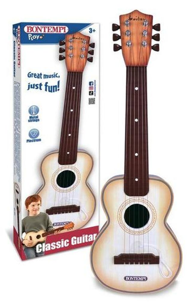 Bontempi Classic Guitar with 6 metal strings, Produktbild 