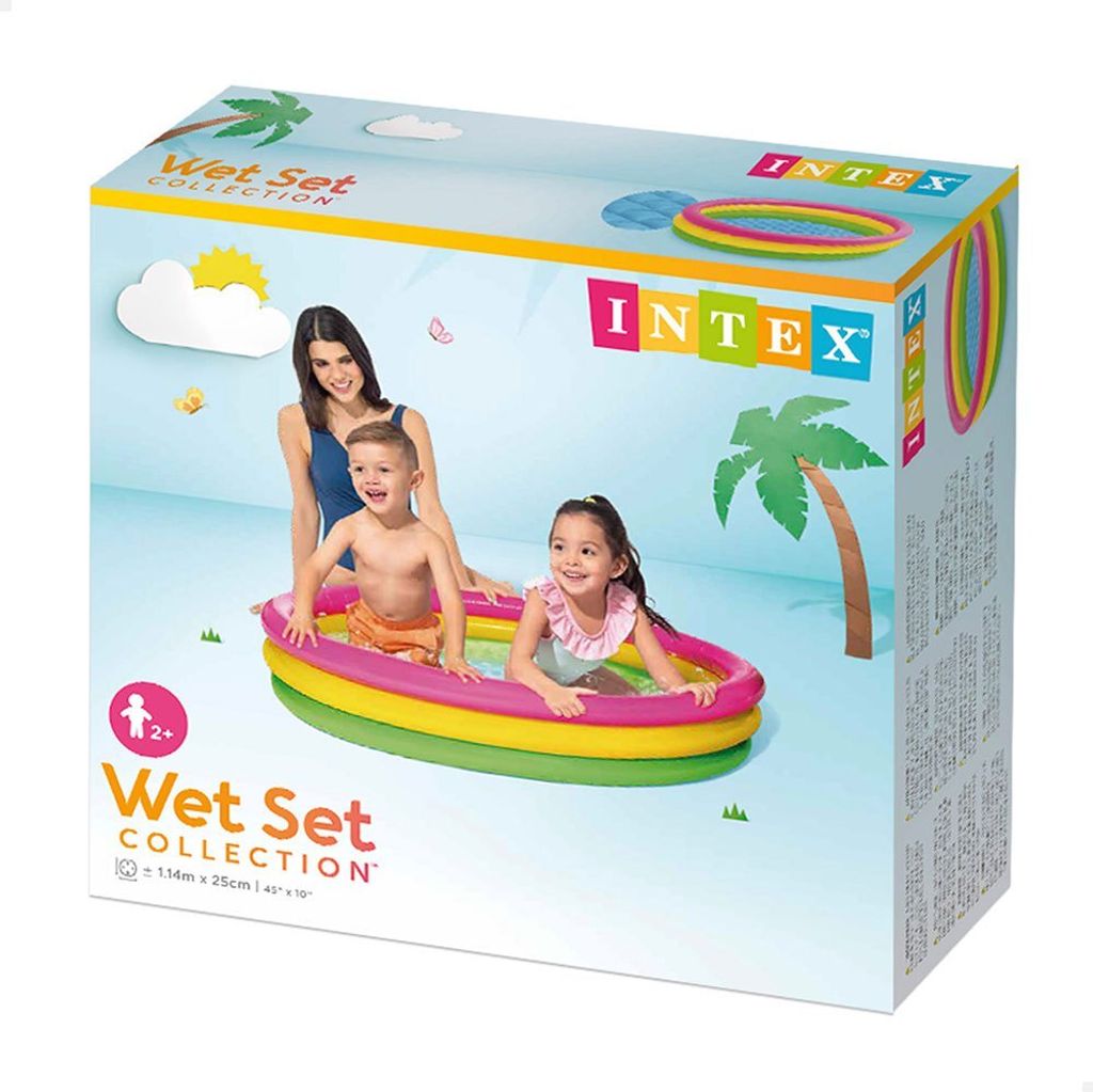 Intex Sunset Aufblasbarer Pool 3 Ringe 114x25 cm Produktbild 13