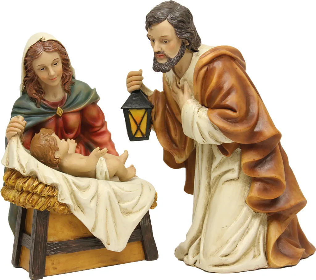 Sacra Famiglia FADEDA 15 cm | Figure Presepe in Resina Alta Definizione