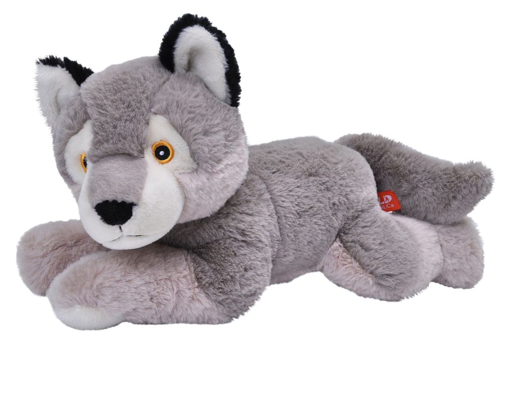 Wild Republic Plusch-Wolf - Pluschtier - Eco-kins - Kuschelwolf