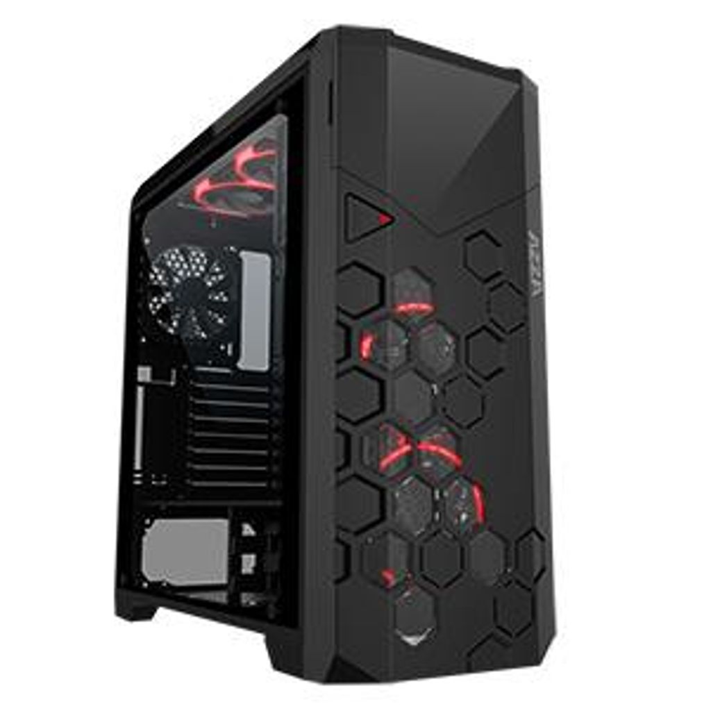 Azza Storm 6000B, Full-Tower, PC, ATX,Micro-ATX, Schwarz, Produktbild 