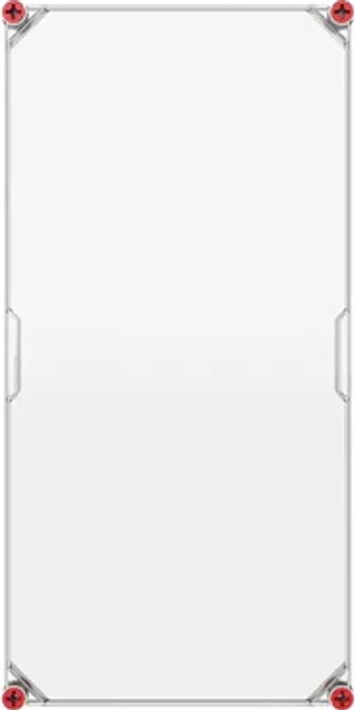 Striebel und John V63CTNJ6_R Deckel transp. 640x320x50mm mit roten Schrauben 4TBV854179C0100