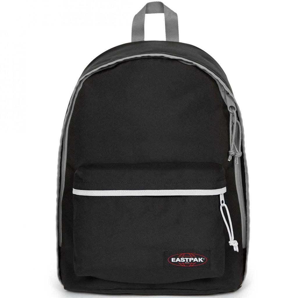 Eastpak Rucksack Notebookfach Schulrucksack Campus »Out of Office« Kontrast Grey White