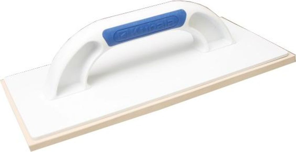 Kunststoffspachtel, 140 × 280 mm, mit weißem Gummi – KB 0383