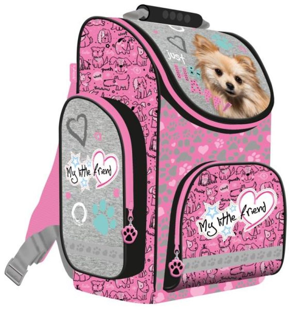 PROMO Schulranzen My Little Friend rosa Hund / rosa Hund Produktbild 