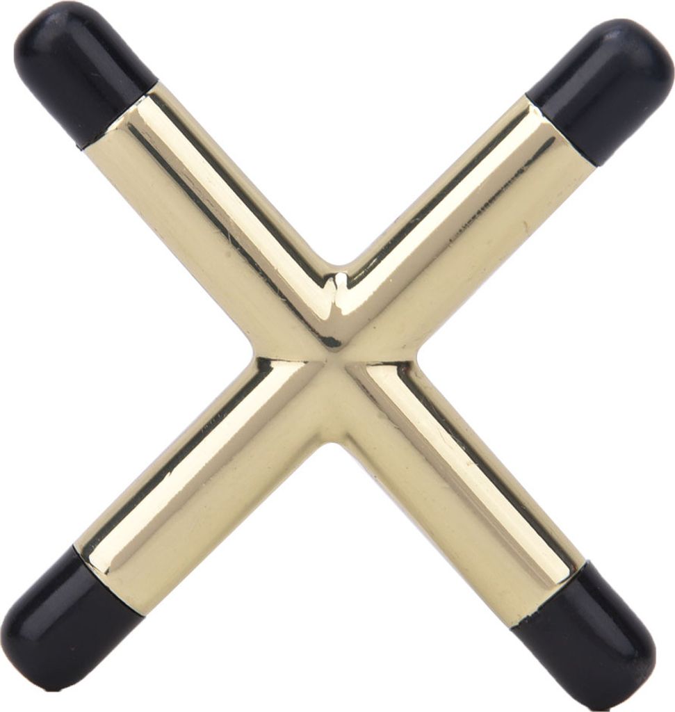 Metall Langlebiger Anti-Rutsch-Billard Snooker Pool Cue REST BRIDGE-Kopfhalter Billardzubehör (Cross-Typ mit Kunststoffpartikeln)