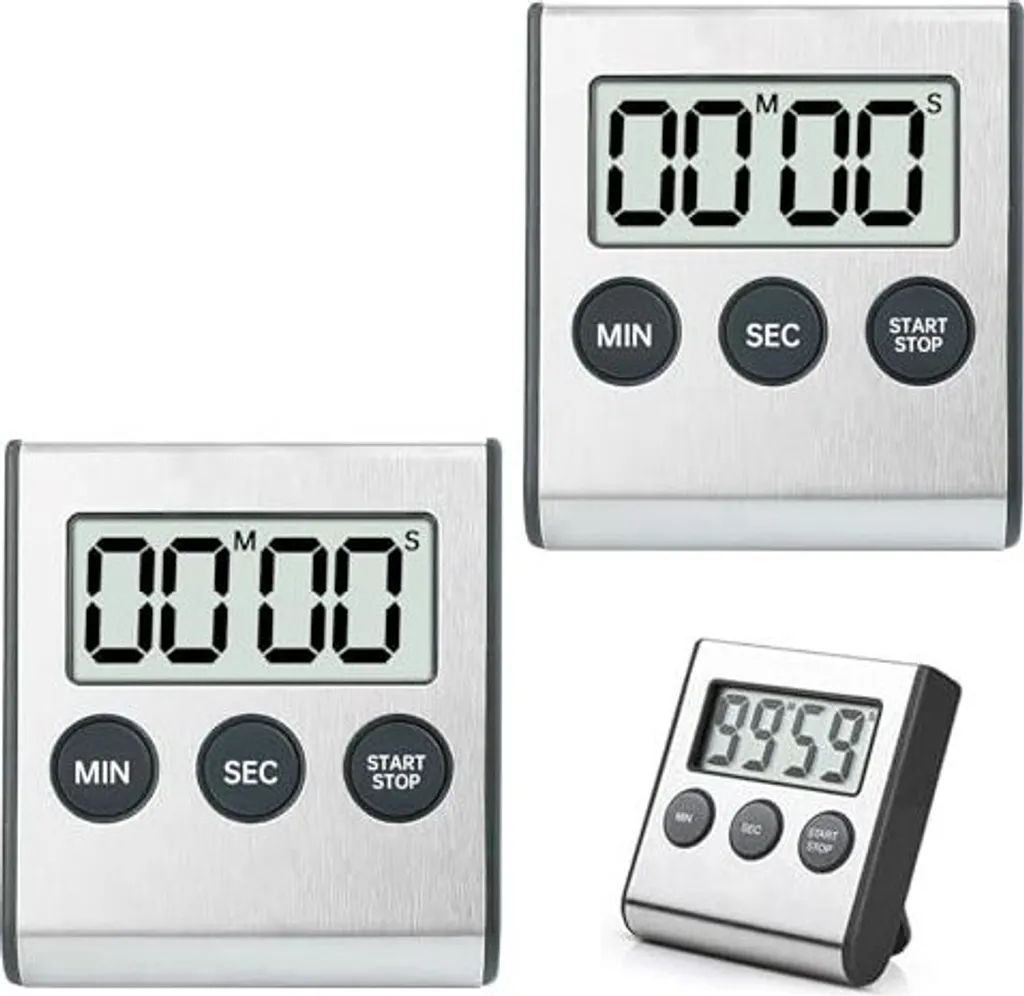 Set 2 Timer per Cucina e Apprendimento Allarme Forte Magnetici