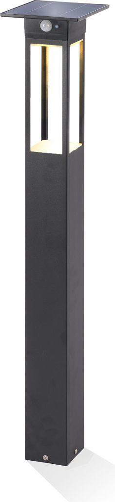 esotec Solar Sensor-Standleuchte Tarano 84 cm schwarz wetterfest IP44 102745