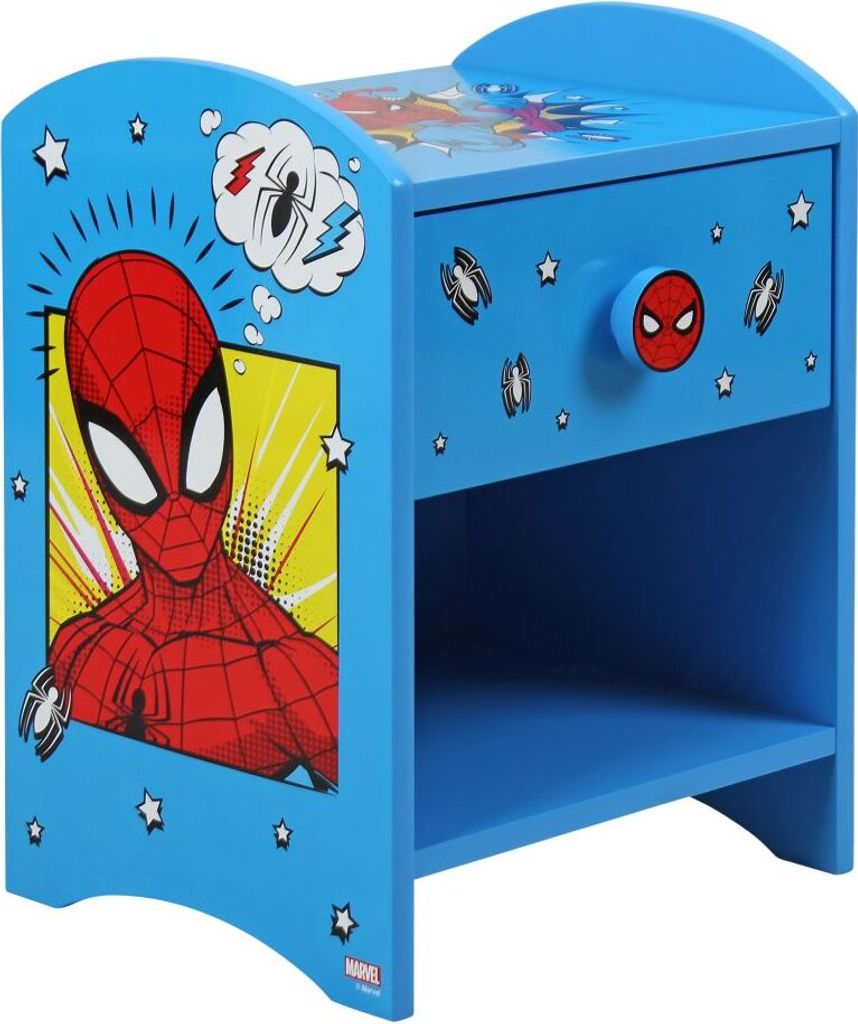 Spiderman-Nachttisch mit Schublade Produktbild 