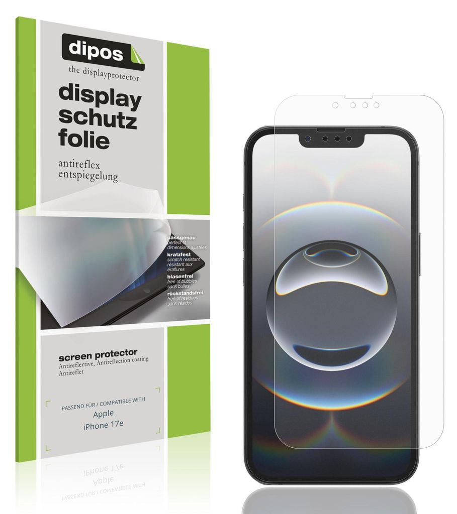 4x Schutzfolie für Apple iPhone 17e matt Displayschutzfolie Produktbild 