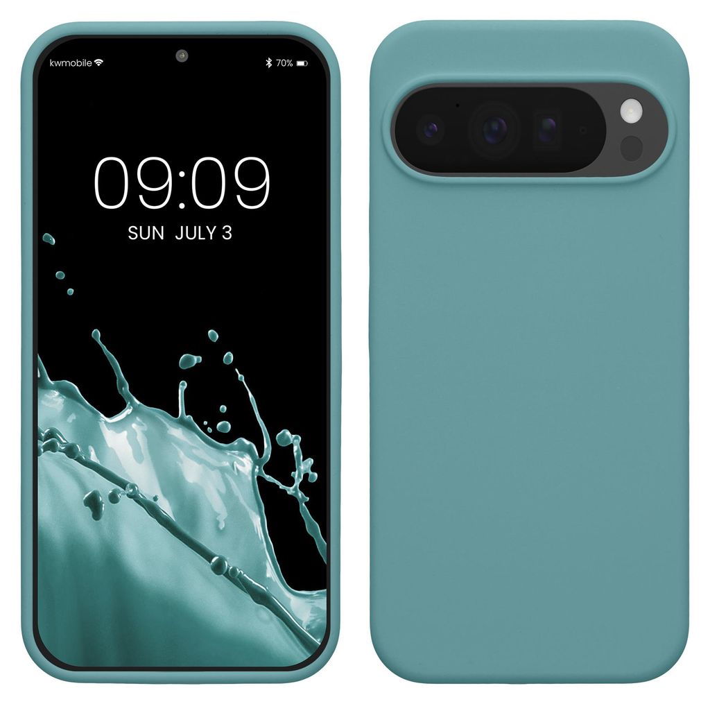 kwmobile Handyhülle für Google Pixel 10 Pro XL Hülle - Case Silikon - Kabelloses Laden - Schutzhülle Cover in Antique Stone