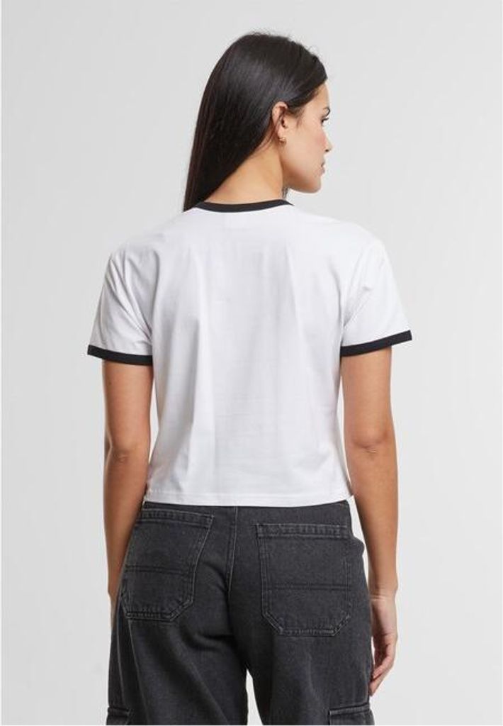 Urban Classics Kurzarm-T-Shirt für Frauen Ilzsion weiß XL