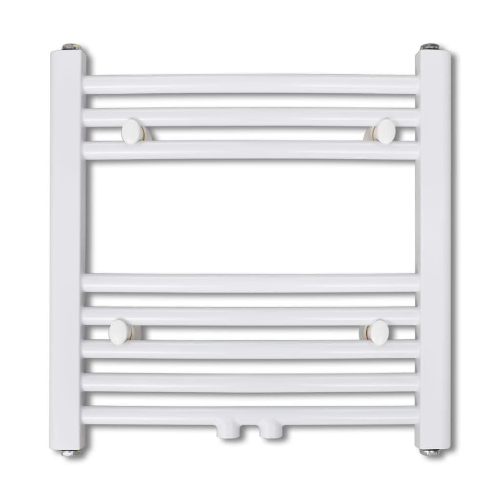 vidaXL Badheizkörper Handtuchhalter Gebogen 480x480 mm Produktbild 