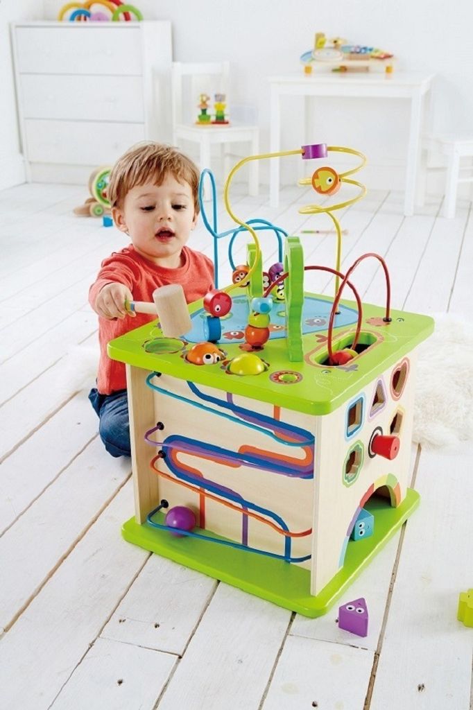 Hape Totally Amazing Motorikwürfel Kleine Tierchen, E1810 Produktbild 20