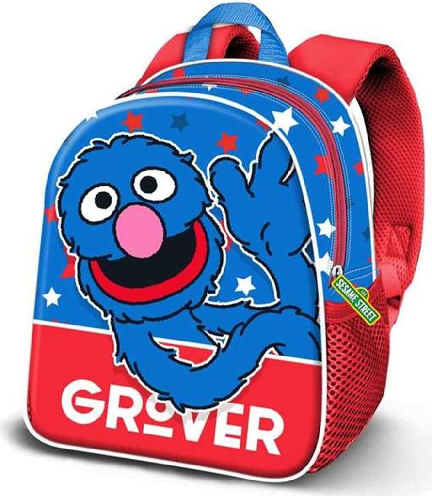 Karactermania Sesame Street Super Grover 2.0 Hello Rucksack Blau Blau One Size