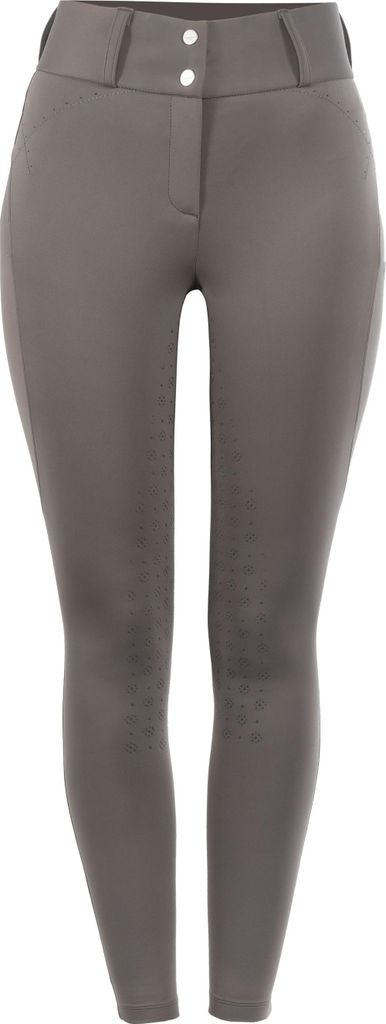 Cavallo Reithose Leggings CANDERA MOBILE VB-Grip High Performance Stretch mud taupe Sportswear 25, Größe:40