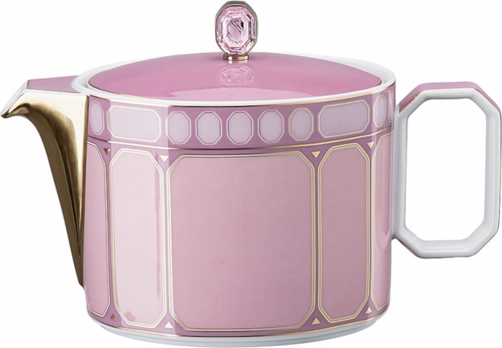 Swarovski x Rosenthal Teekanne 2 P. Rose 10570-426350-14220
