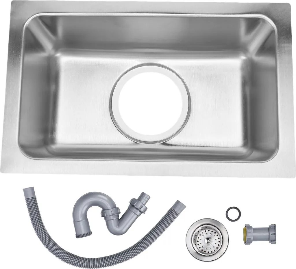 Évier gain de place pour van et mini cuisine avec évacuation flexible - 2