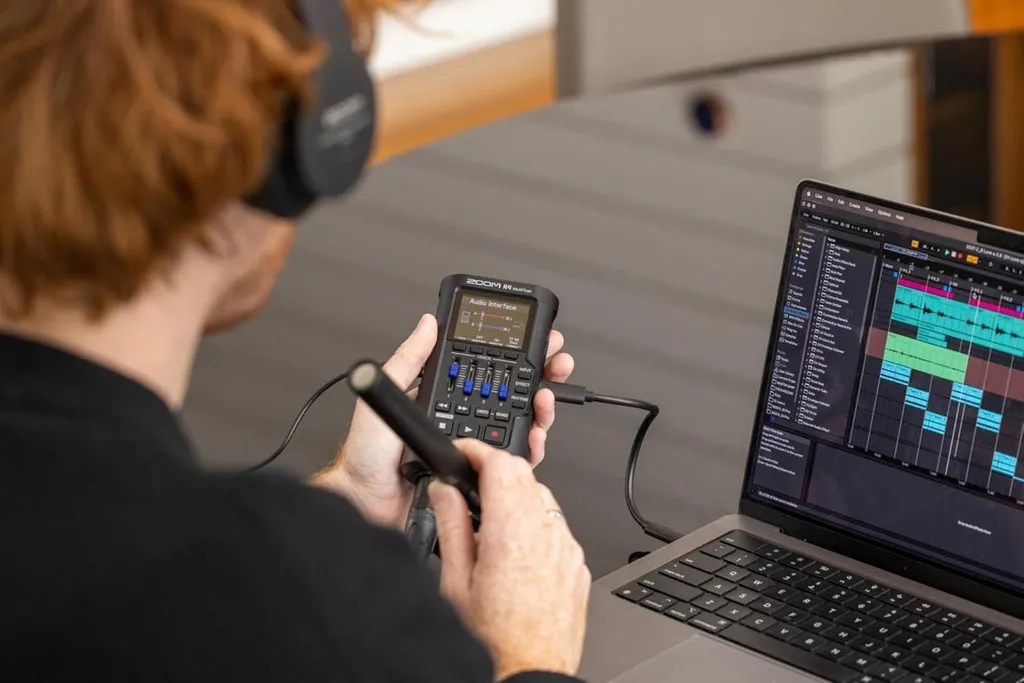 Studio de poche Zoom R4 MultiTrak avec interface audio USB et effets - 21