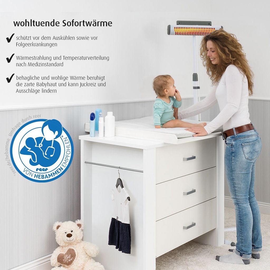 reer EasyHeat Flex Wickeltisch-Wärmestrahler, Produktbild 21