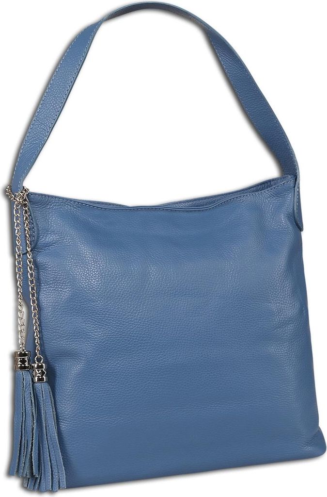 Toscanto Handbags Schultertasche jeansblau Leder OTT180SM6