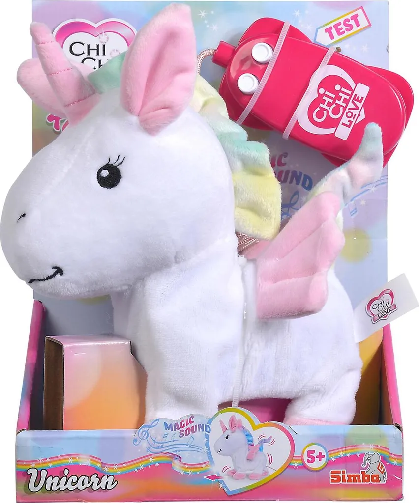 Peluche Licorne Interactive Chi Chi Love Fantasy Unicorn pour Enfants