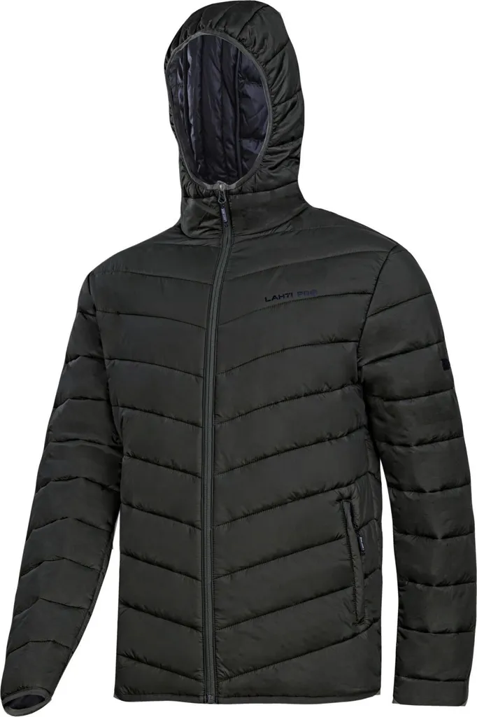 Veste isolée avec capuche noire Lahti en taille S pour homme