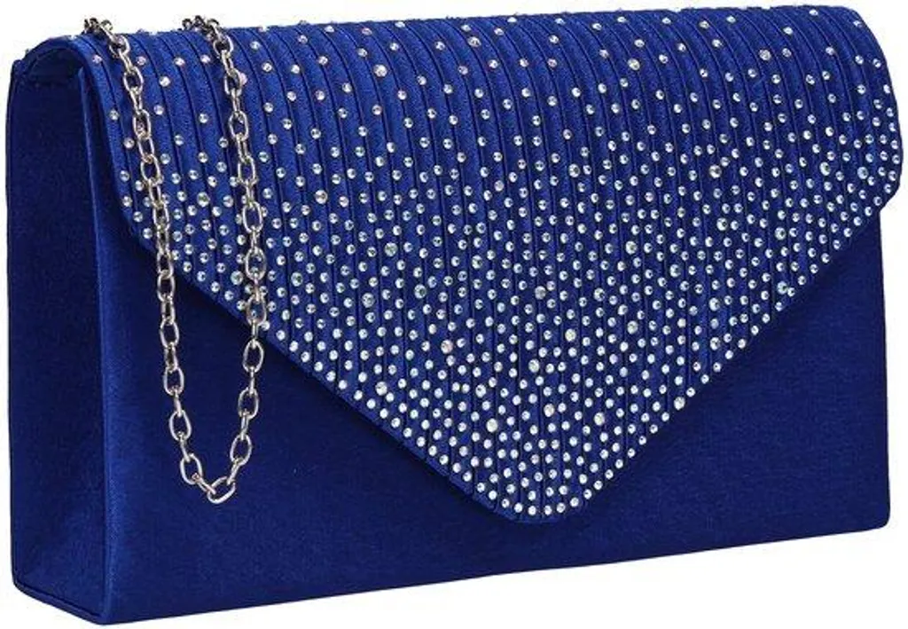 Bandeau bleu Swarovski confortable, accessoire de tête sans compression