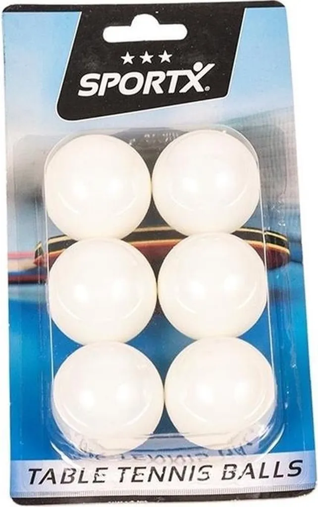Balle de Tennis de Table pour Entraînement et Loisir SportX Blanche 4cm
