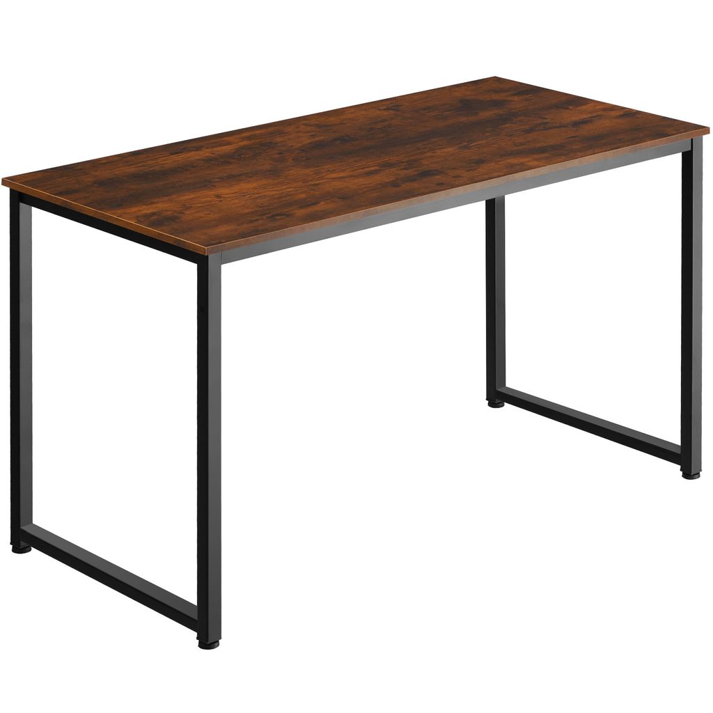 Křemenný stůl - průmyslové dřevo tmavé, rustikální, 140 cm Obrázek produktu 