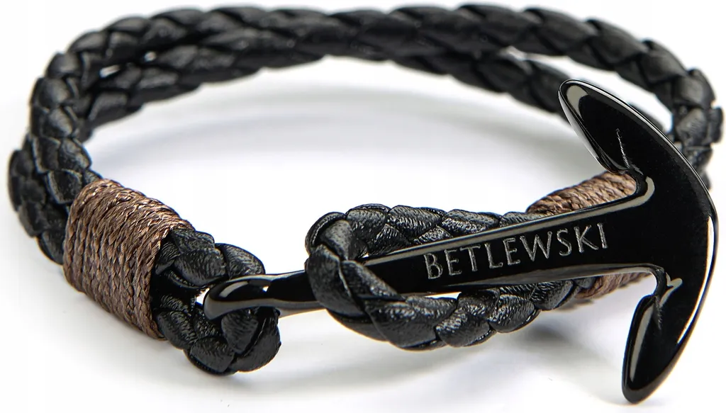 Bracelet ATLANTIS BBKOT-01-CZAR-R1 : Bijou haut de gamme homme noir