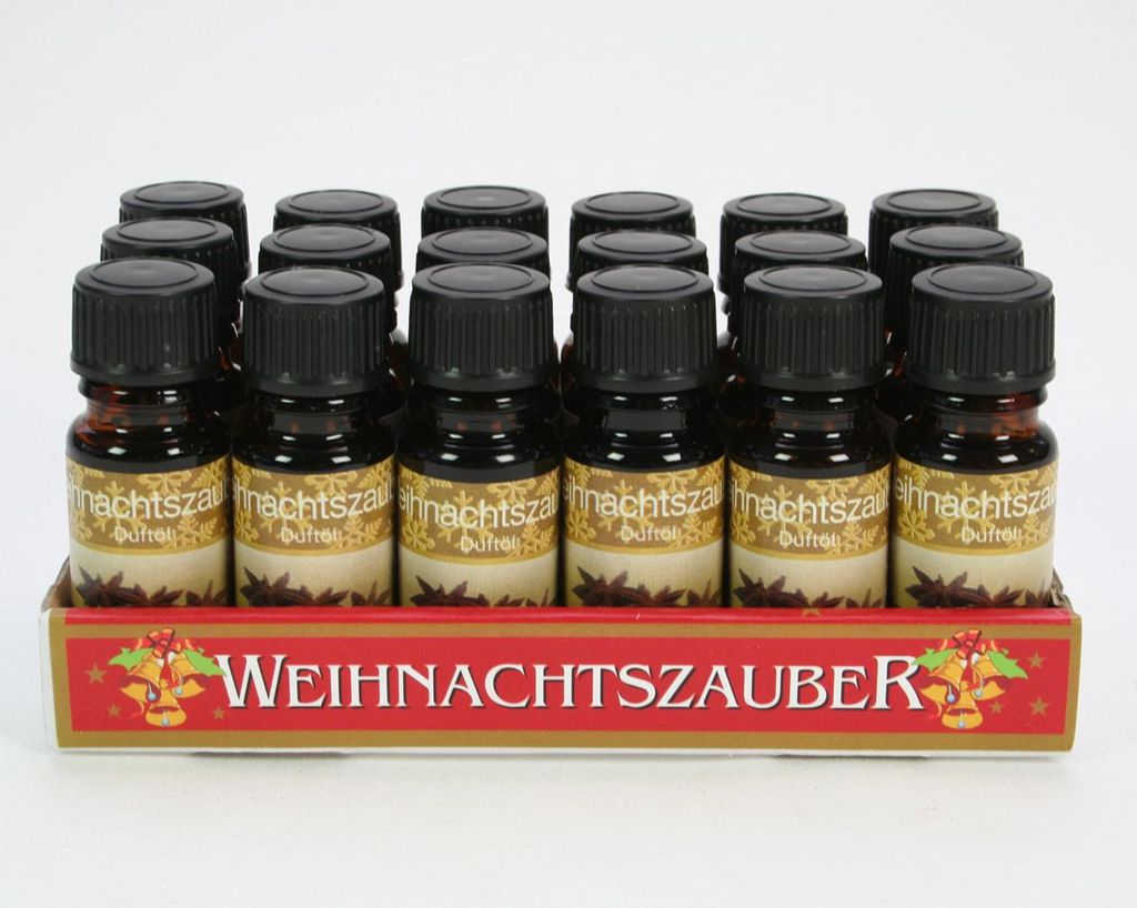 ELINA Duftöl 10ml Weihnachtszauber in Glasflasche Produktbild 