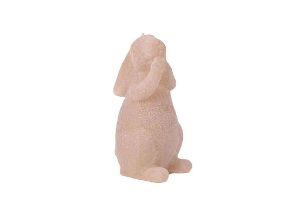 Rasteli Luz Your Senses Stumpenkerze Osterhase rosa D 10,5cm H 18,5cm