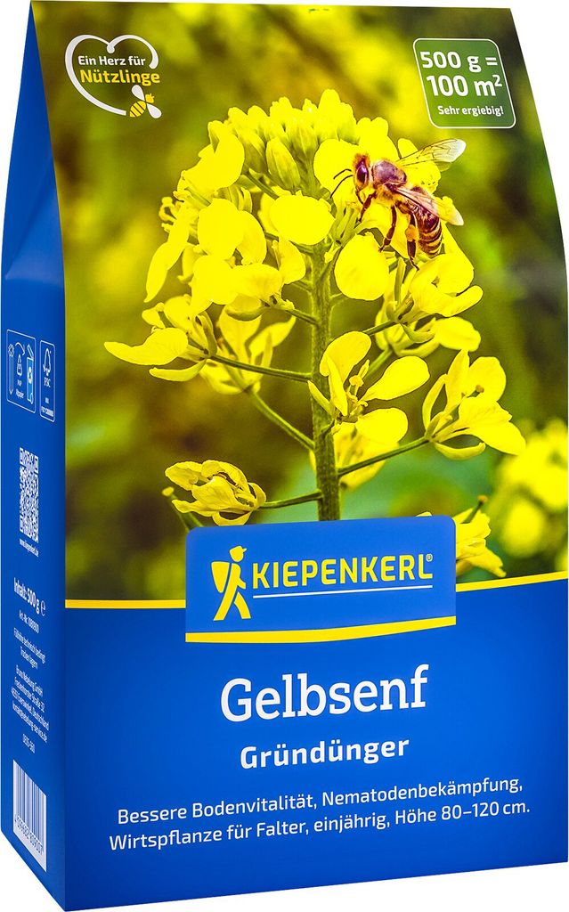 Kiepenkerl Gründüngung Gelbsenf Sinapis alba 0,5 kg