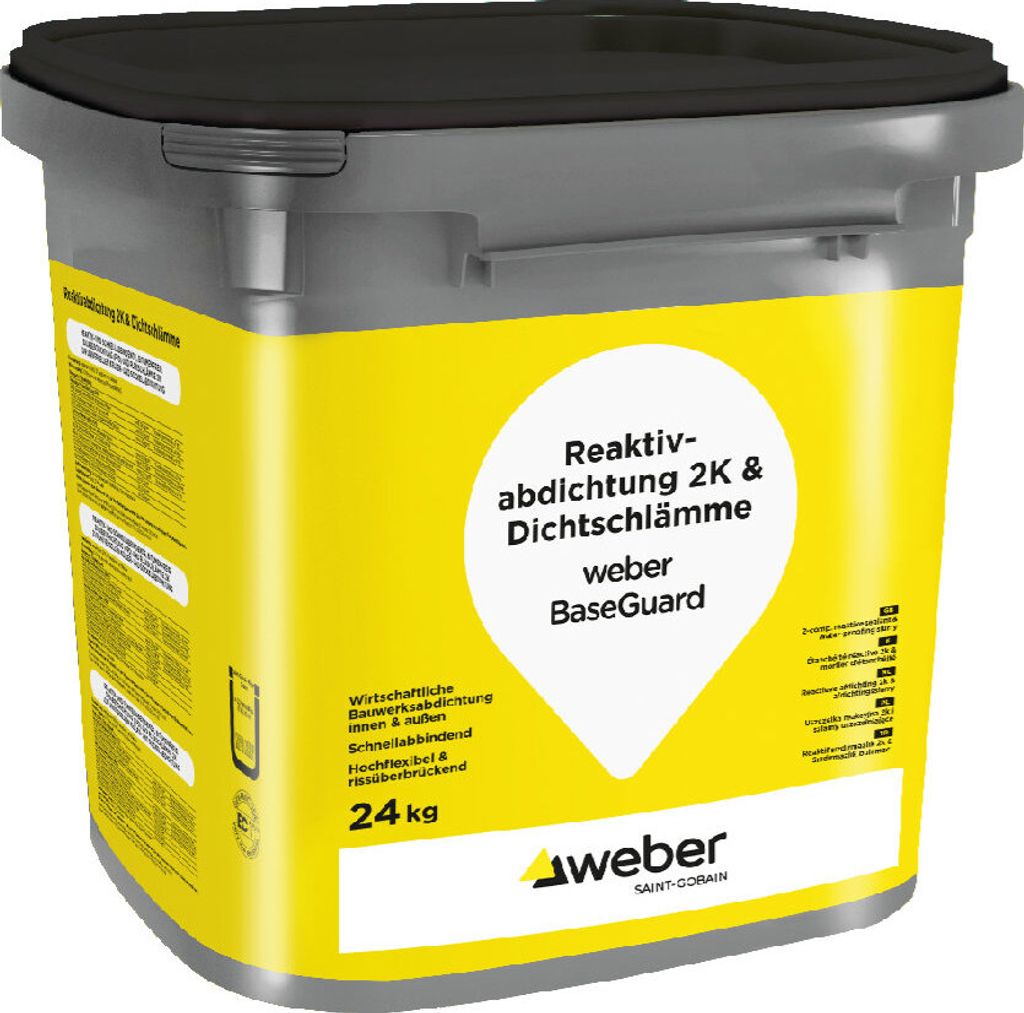 weber BaseGuard Reaktivabdichtung 2K & Dichtschlämme 24kg