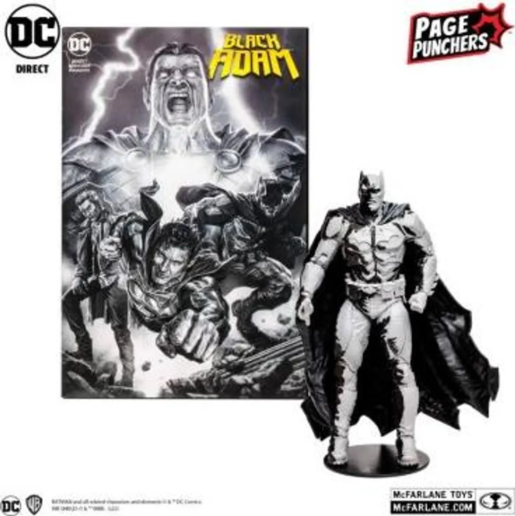 Figurine DC Direct Batman Black Adam pour exposition et collection SDCC