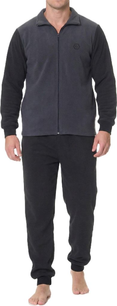 Eleganter Polarfleece Herren Hausanzug Trainingsanzug Produktbild 