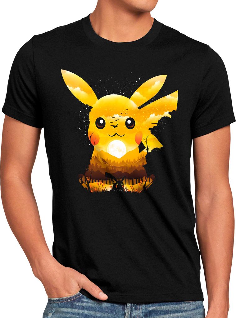 BaumwolleCloud Pika Go Herren T-Shirt monster game online