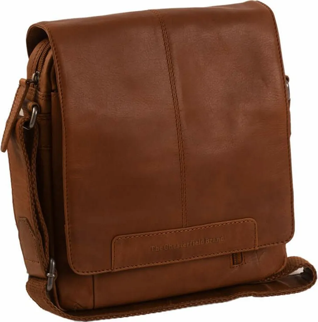 Sac à bandoulière cuir robuste contre l'usure - Finition Chesterfield